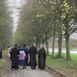…autour du canal du parc du chateau de Fontainebleau…