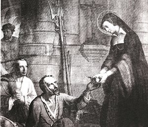Madame Acarie avec des bléssés Madame Acarie avec des bléssés