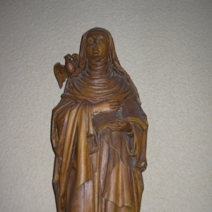 Statue de Ste Thérèse de Jésus, Carmel de Flavignerot