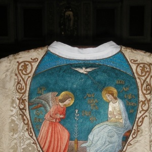 Détail de la chasuble du musée d'art sacré de Dijon