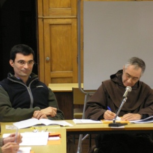 Les frères Jean-Baptiste Lecuit de Lille, préfet des études, et Gérard-Marie Scoma de Paris, maître des étudiants
