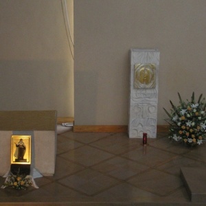 Chapelle du Carmel de Flavignerot - Autel, Tabernacle et icône d'Elisabeth